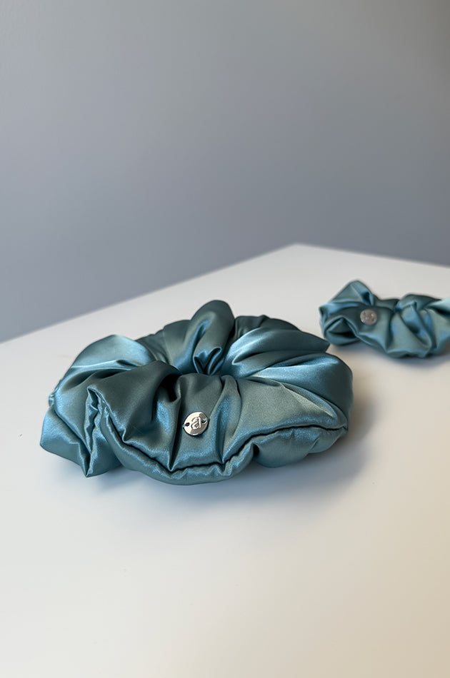 Scrunchie Softy Jade Grün