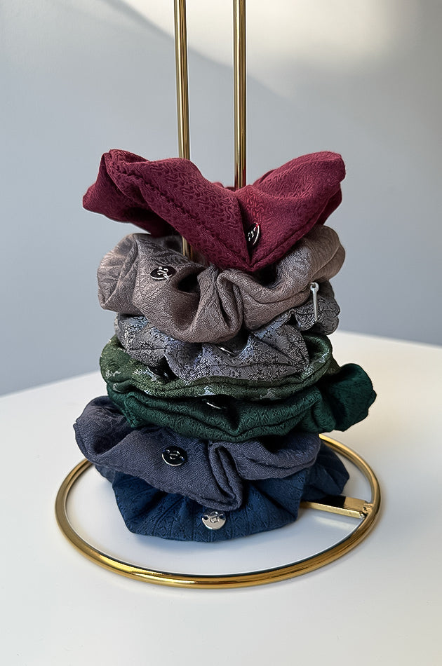 Scrunchie Tracht Reissverschluss alle Farben