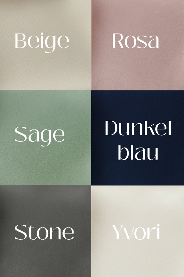 Vegane Bambusseide alle Farben