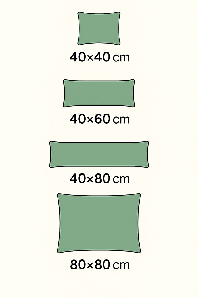 Veganer Kissenbezug aus Bambusseide alle Größen