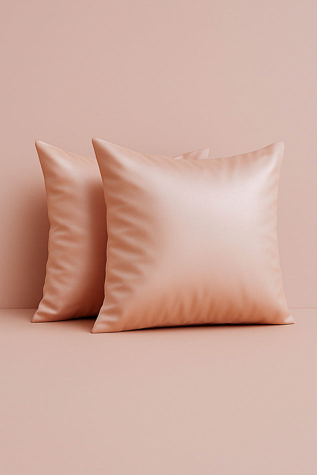 Veganer Kissenbezug aus Bambusseide Rosa